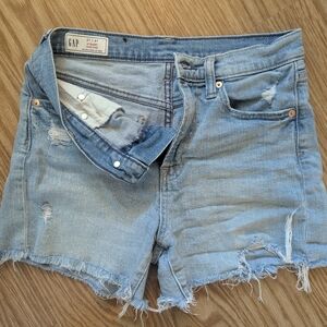 Gap Denim High Waist Cutoff Shorts